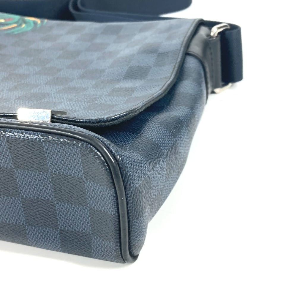Louis Vuitton Shoulder Bag N50005 Damier Cobalt Canvas Navy Damier Cobalt District Pm
