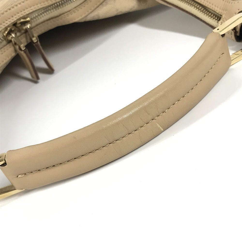 Gucci Shoulder Bag 73885 Gg Canvas / Leather Beige Gg Logo