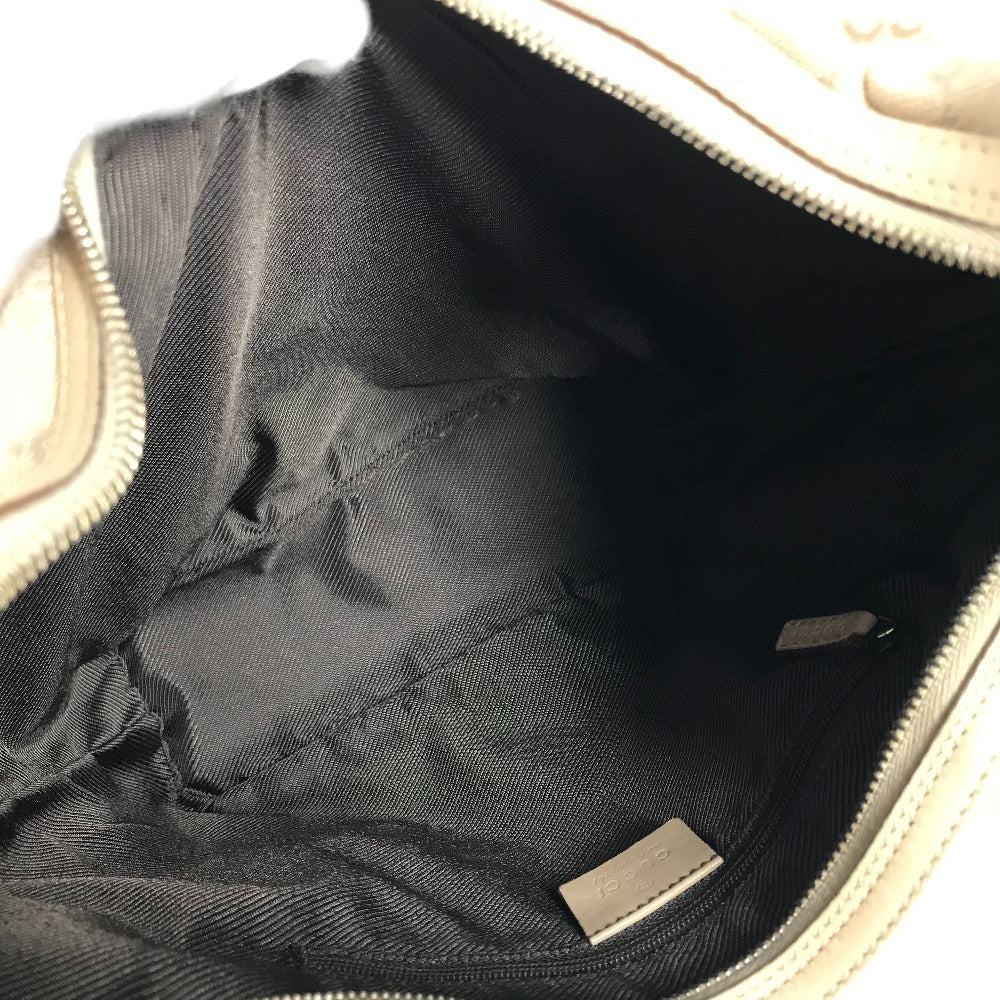 Gucci Shoulder Bag 73885 Gg Canvas / Leather Beige Gg Logo