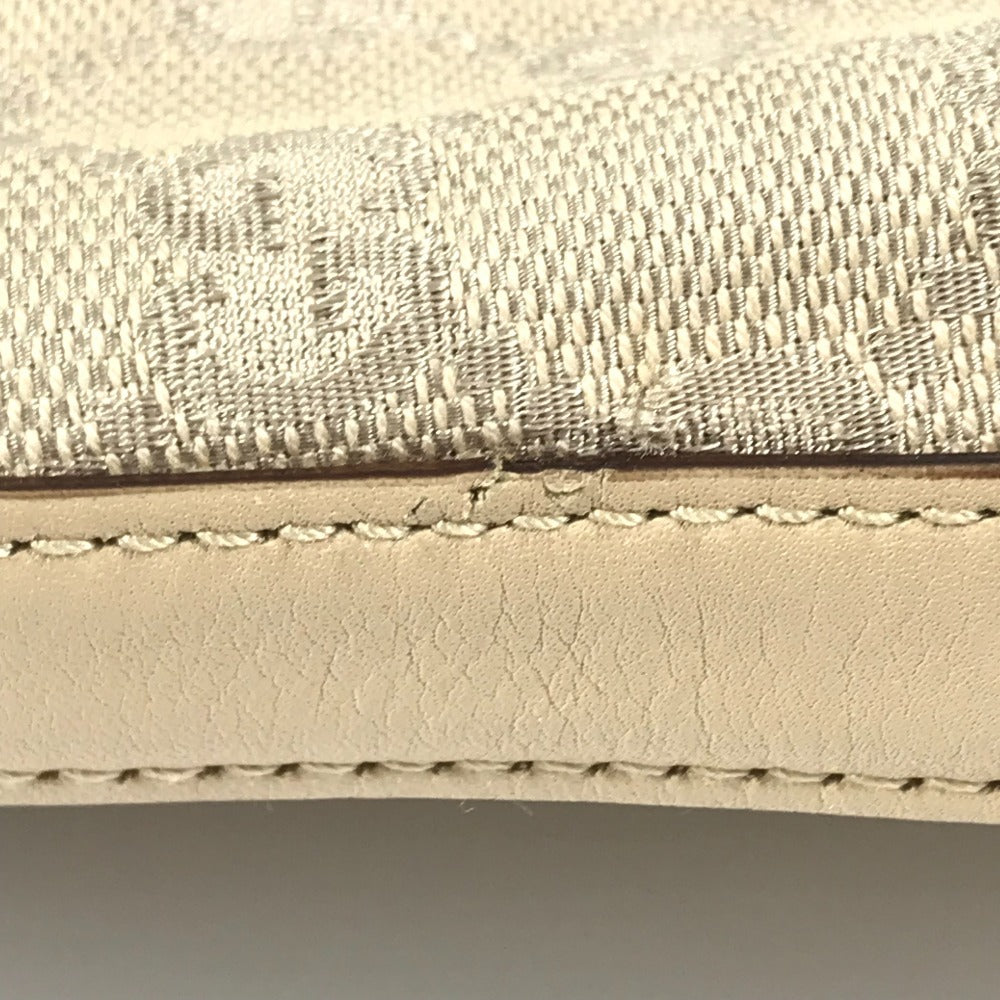 Gucci Shoulder Bag 73885 Gg Canvas / Leather Beige Gg Logo