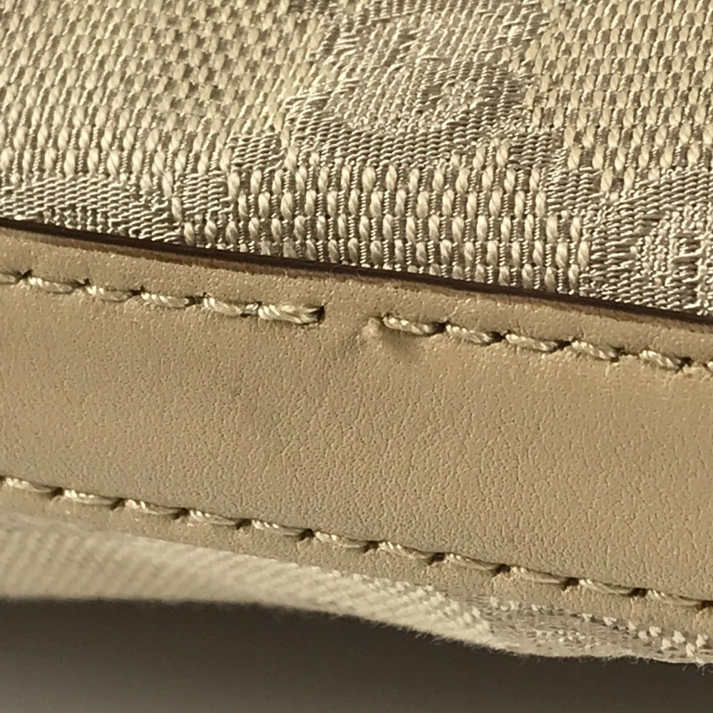 Gucci Shoulder Bag 73885 Gg Canvas / Leather Beige Gg Logo