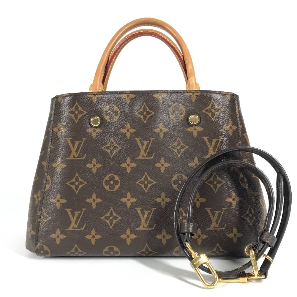 Louis Vuitton Handbag M41055 Monogram Canvas Brown Monogram Montaigne Bb Montaigne Bb