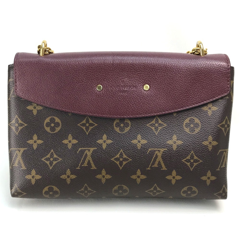 Louis Vuitton Shoulder Bag M43715 Monogram Canvas, Leather Brown Monogram Sun Praseed