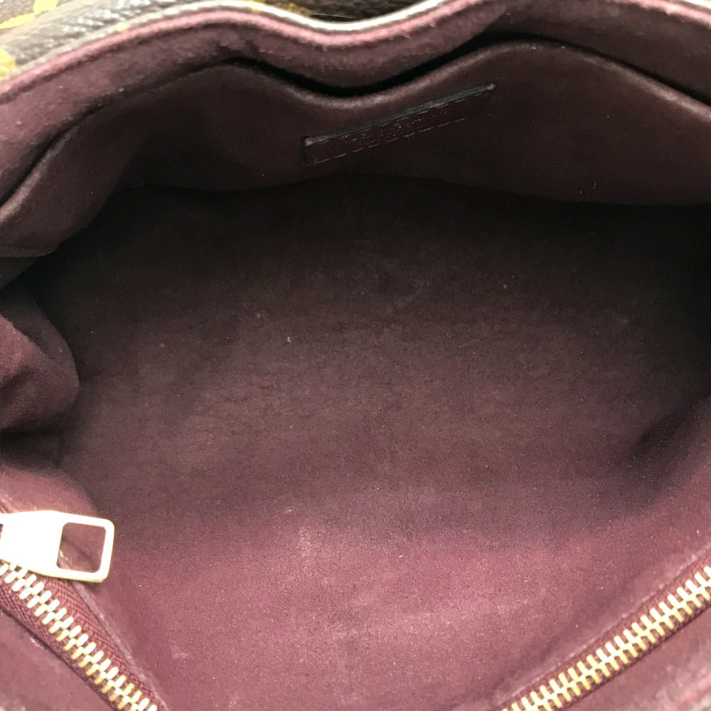 Louis Vuitton Shoulder Bag M43715 Monogram Canvas, Leather Brown Monogram Sun Praseed