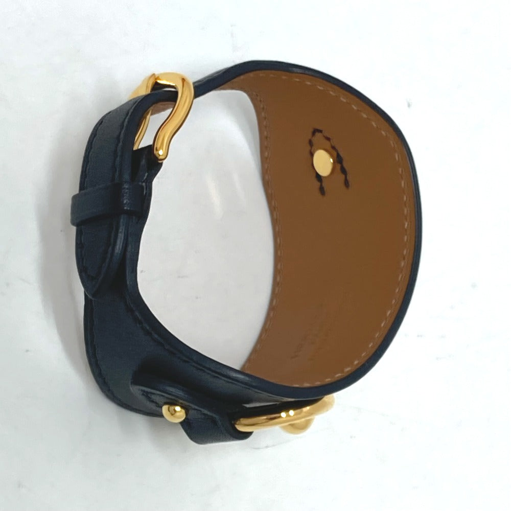 Hermes Bracelet Vaux Swift Black Horsebit Women T2