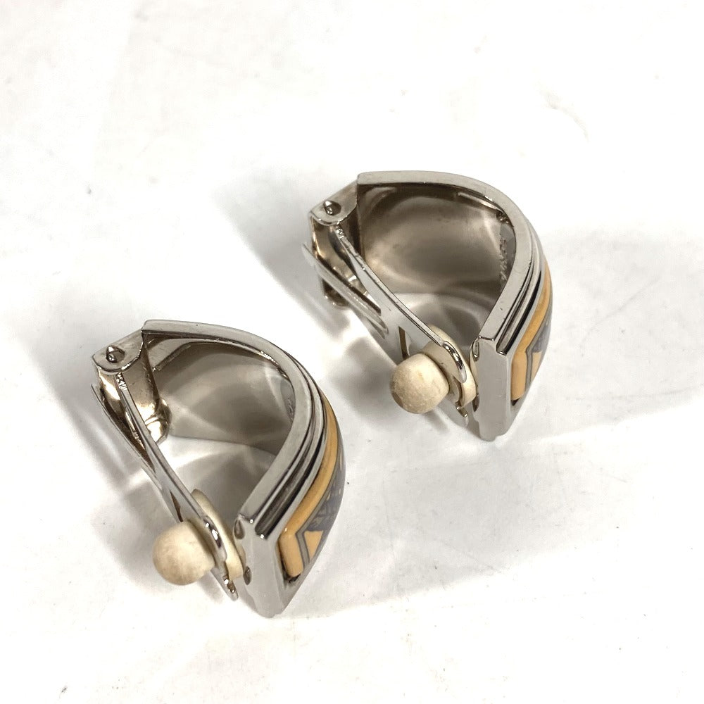 Hermes Earring Metal Silver Emile Women