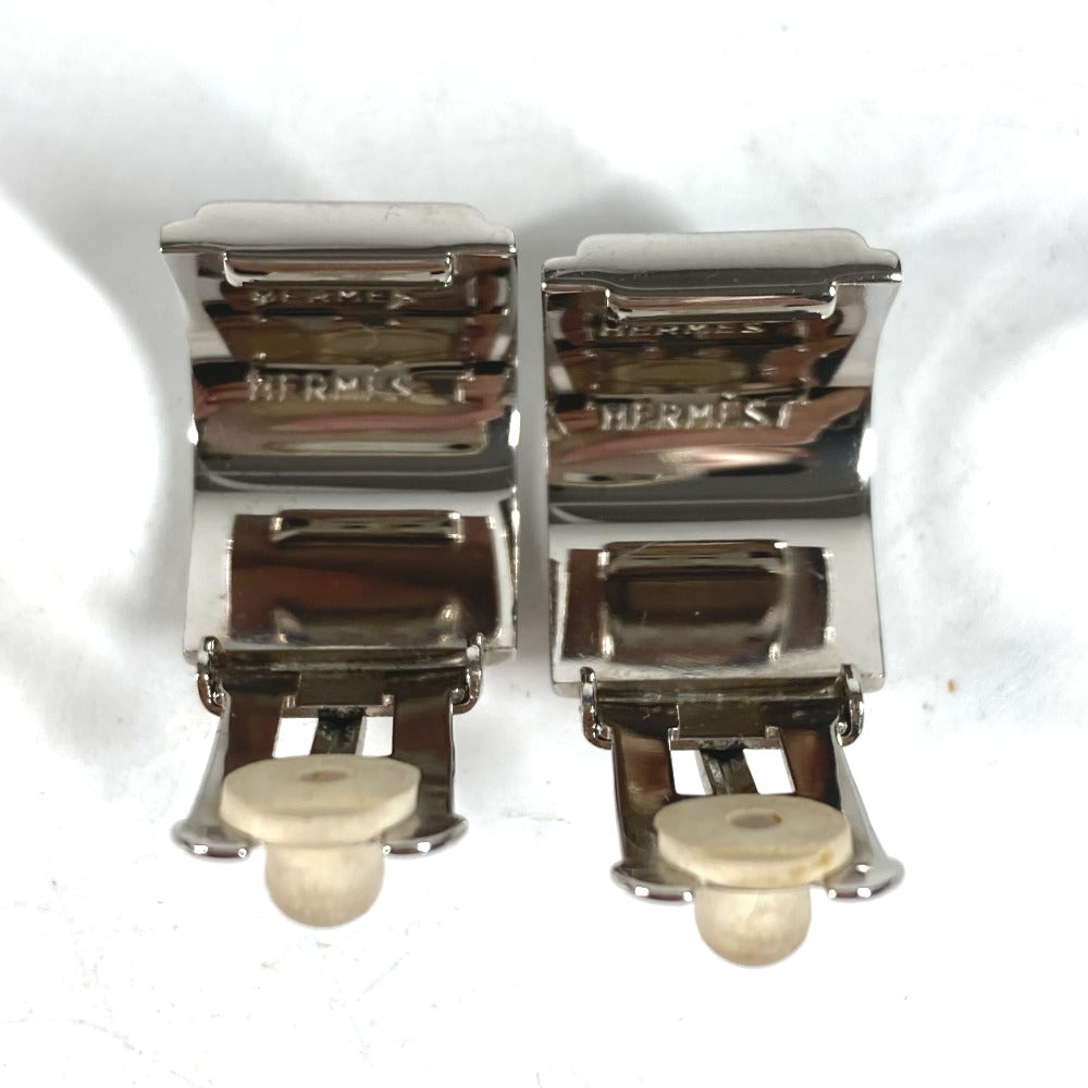 Hermes Earring Metal Silver Emile Women