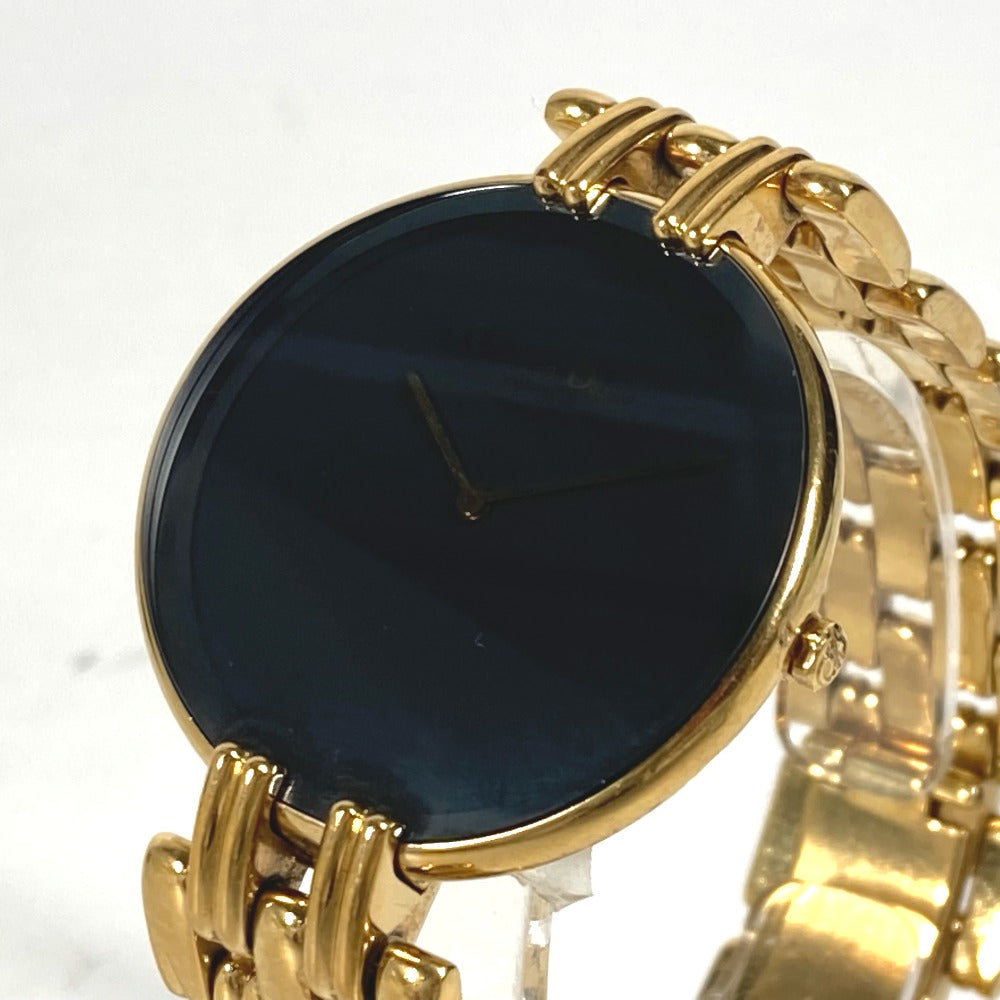 Dior Watches Quartz 47 154-3 Plating, Stainless Steel Gold Bagira Black Dial
