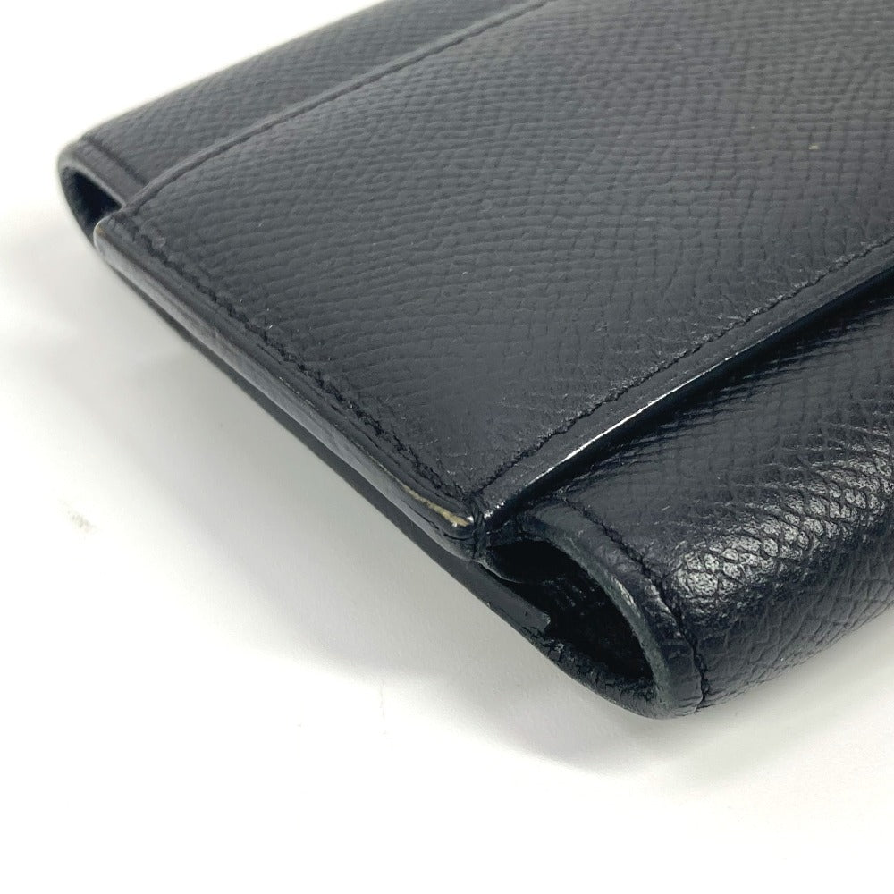 Hermes Long Wallet Purse Epsom Black Long Wallet Passan Long Unisex(Unisex)