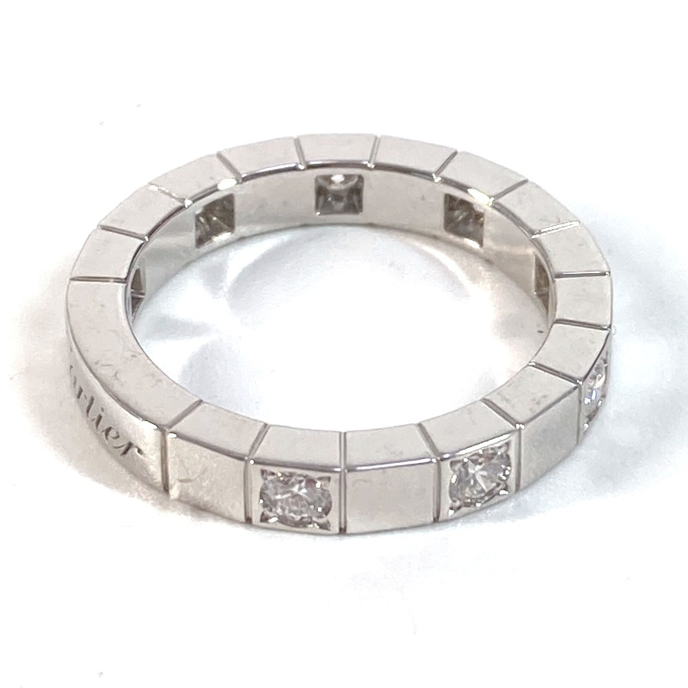 Cartier Ring Wg750 Silver Accessories Raniere Half Diamond 8P Women 48