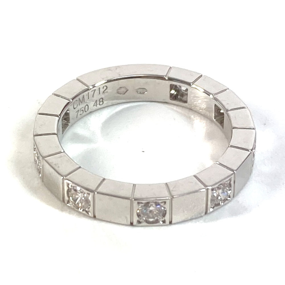 Cartier Ring Wg750 Silver Accessories Raniere Half Diamond 8P Women 48