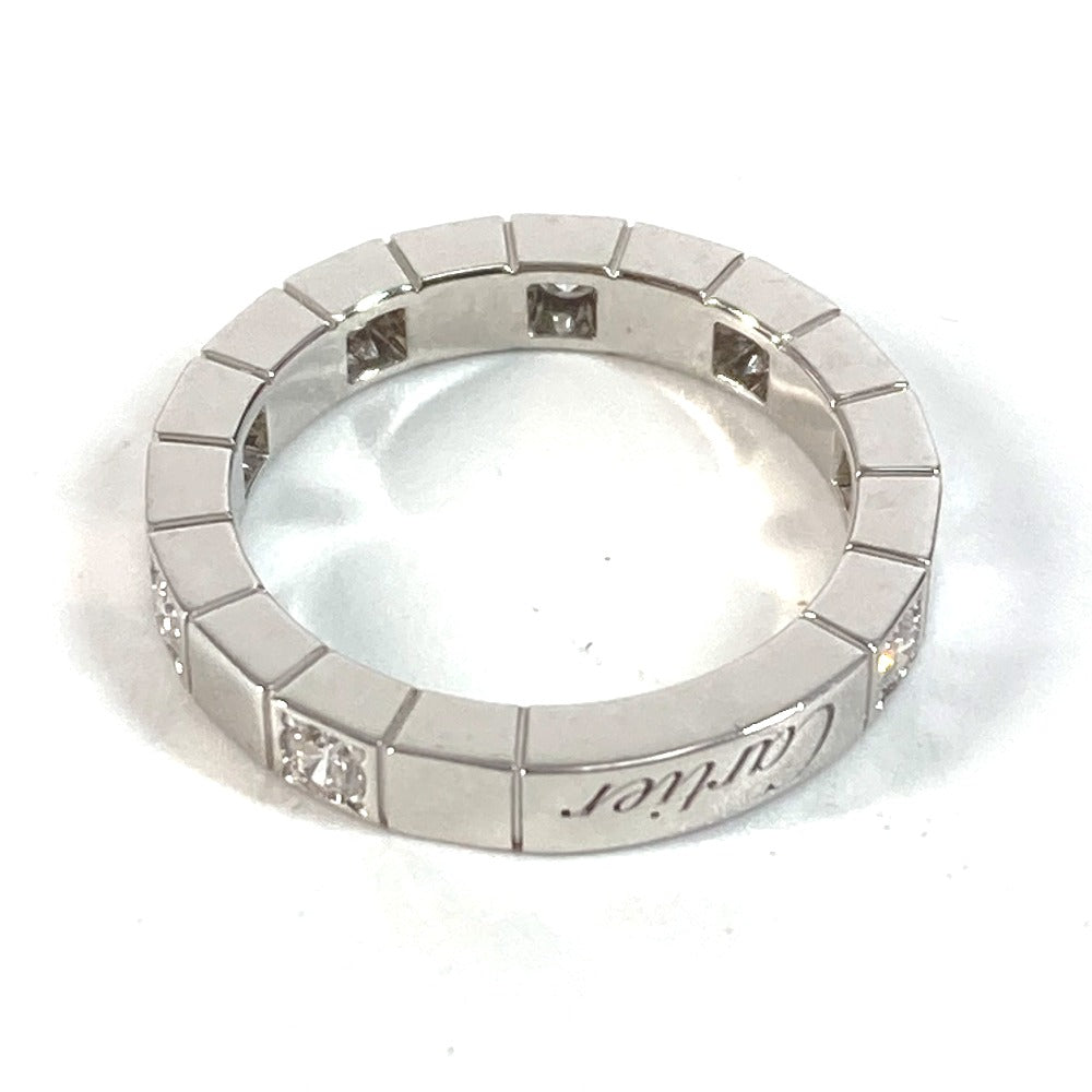 Cartier Ring Wg750 Silver Accessories Raniere Half Diamond 8P Women 48