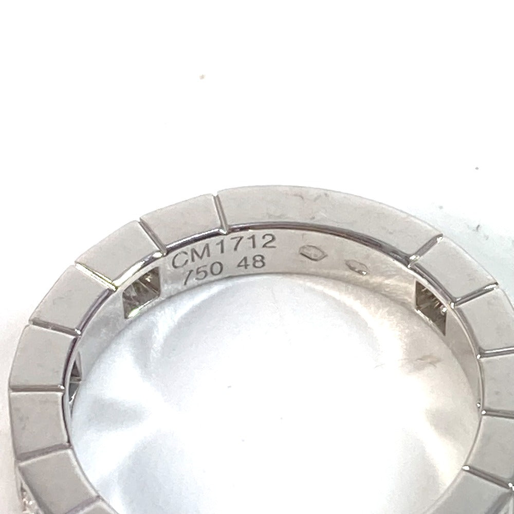 Cartier Ring Wg750 Silver Accessories Raniere Half Diamond 8P Women 48