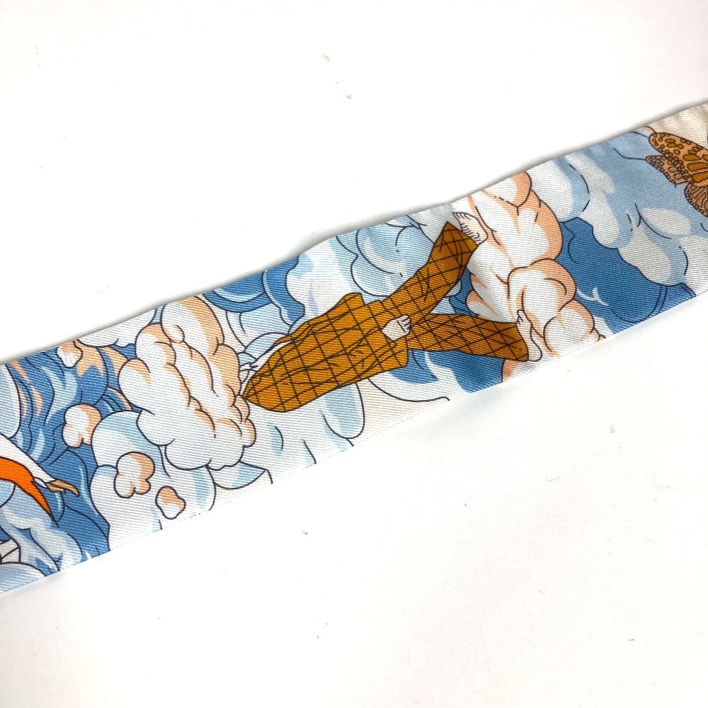 Hermes Scarf Silk Blue Twilly Twilly Twilly