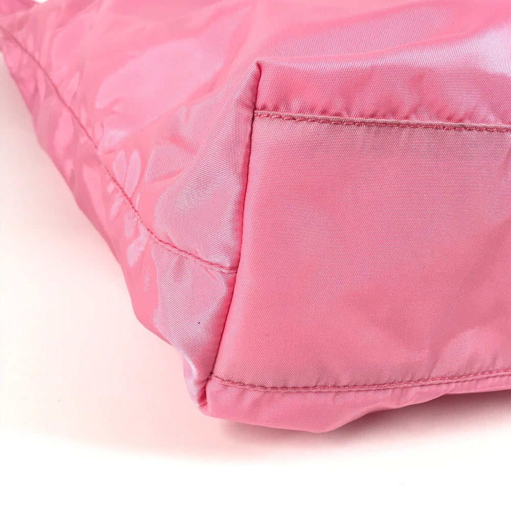 Prada Shoulder Bag Br2897 Nylon Pink Robot Shopping Bag