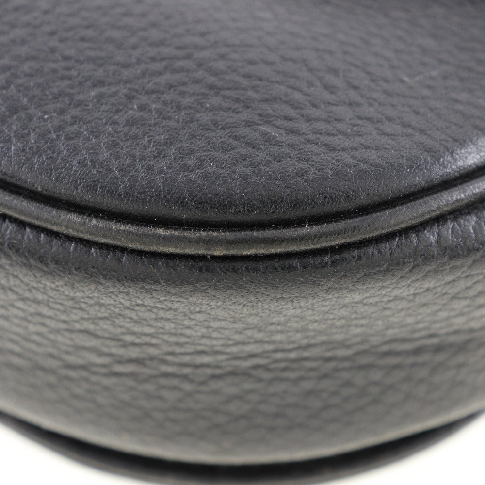 Burberry Shoulder Bag Leather Black Women