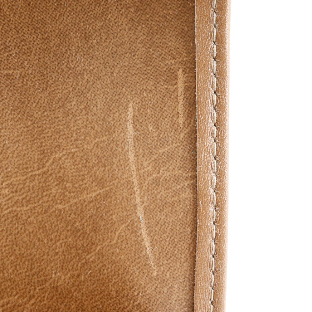 Christian Dior Pouch Pvc Brown Novelty Honeycomb Pattern Unisex(Unisex)