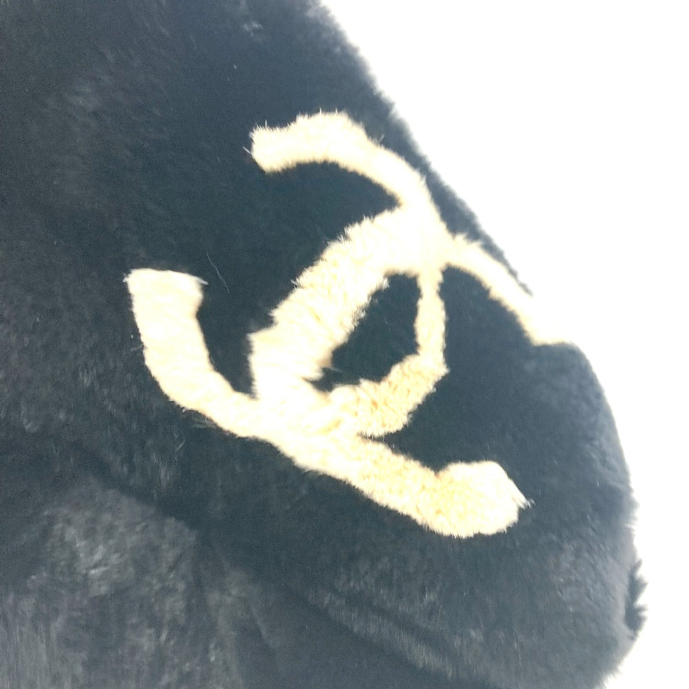 Chanel Scarf , Lapin Black Big Coco Cc Coco Mark Women