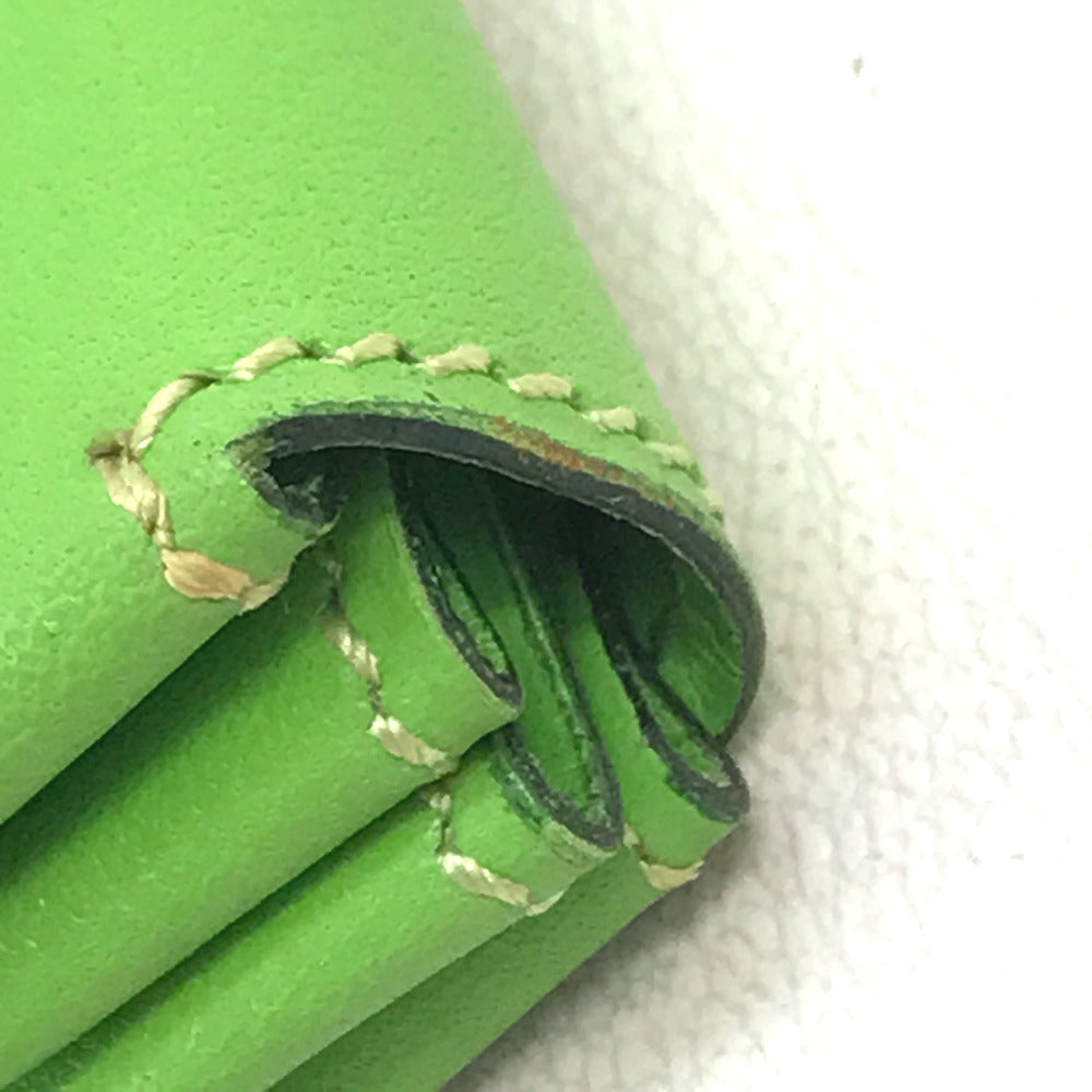 Hermes Coin Case Vaux Swift Light Green Le Van Cator Unisex(Unisex)