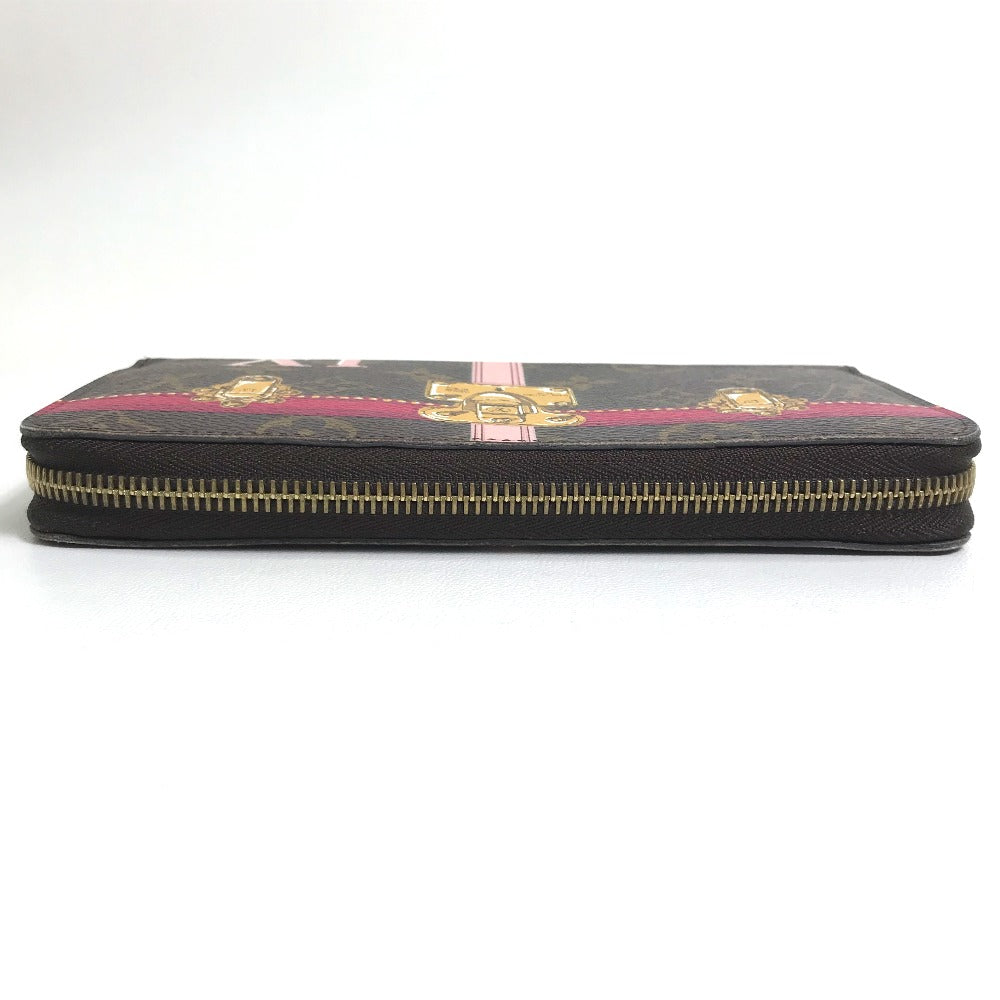 Louis Vuitton Long Wallet Purse M62616 Monogram Canvas Brown Monogram Summer Trunk Zippy Wallet