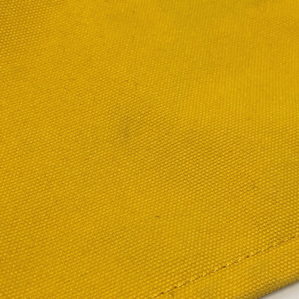 Hermes Pouch Canvas Yellow New Yachting Pouch Gm Women