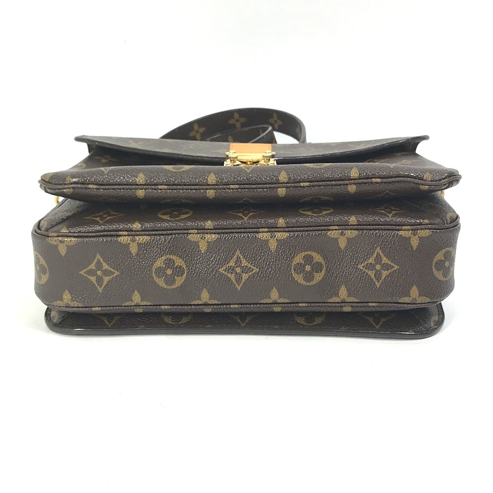 Louis Vuitton Handbag M44875 Monogram Canvas Brown Monogram Pochette Metis Mm Women