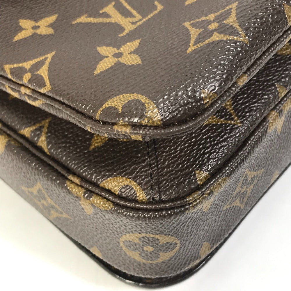 Louis Vuitton Handbag M44875 Monogram Canvas Brown Monogram Pochette Metis Mm Women