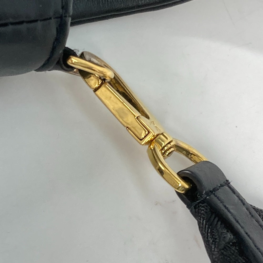 Louis Vuitton Shoulder Bag M81398 Leather Black Monogram Bubblegram Wallet On Strap Women