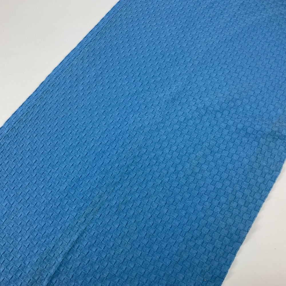 Louis Vuitton Scarf M75595 Cashmere, Cotton Blue Micro Damier Mens