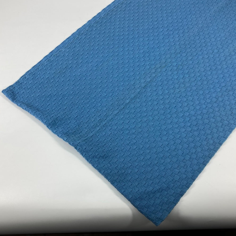 Louis Vuitton Scarf M75595 Cashmere, Cotton Blue Micro Damier Mens