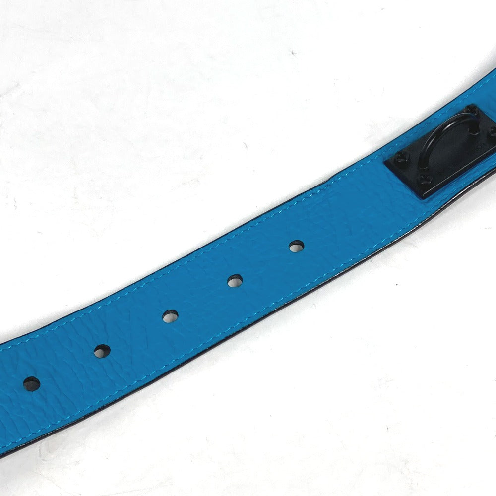 Louis Vuitton Belt Mp207T Taurillon Clemence Blue Virgil Abloh Monogram Saint Tulle Signature Mens