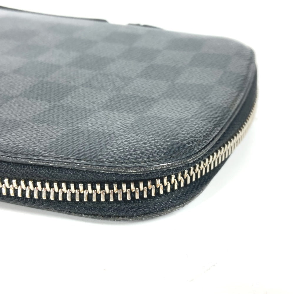 Louis Vuitton Long Wallet Purse N48255 Damier Grafitto Canvas Black Damier Grafitte Atholl