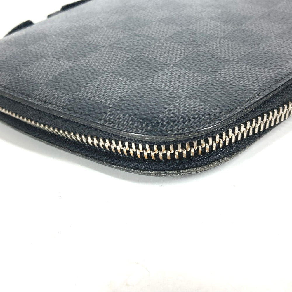 Louis Vuitton Long Wallet Purse N48255 Damier Grafitto Canvas Black Damier Grafitte Atholl