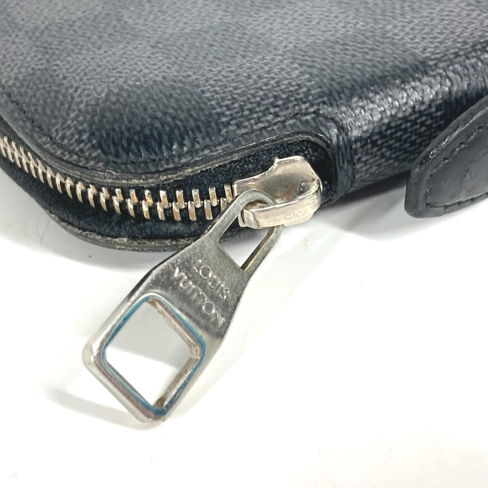 Louis Vuitton Long Wallet Purse N48255 Damier Grafitto Canvas Black Damier Grafitte Atholl