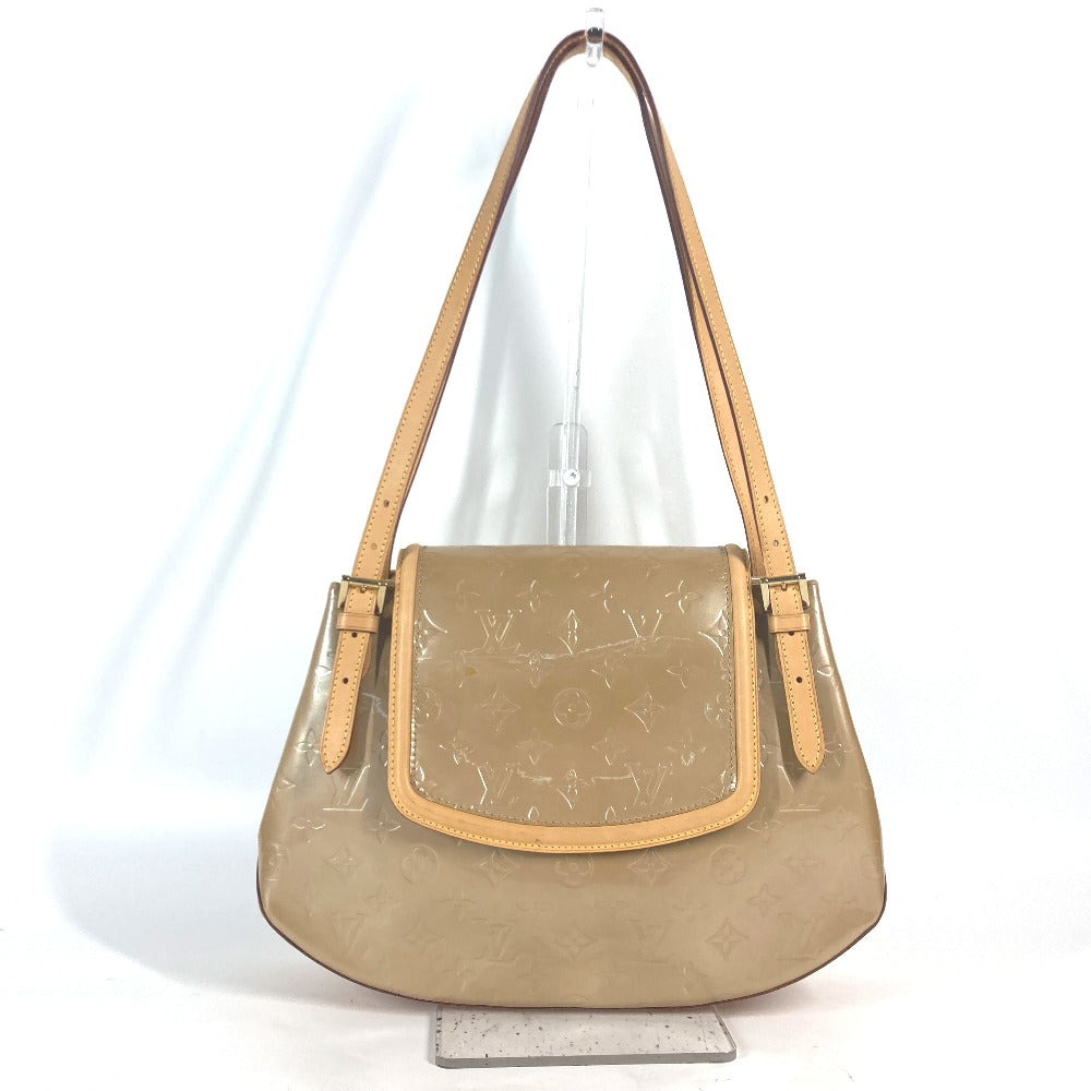 Louis Vuitton Shoulder Bag Monogram Vernis Canvas Beige Monogram Vernis Biscayne Bay Gm Women