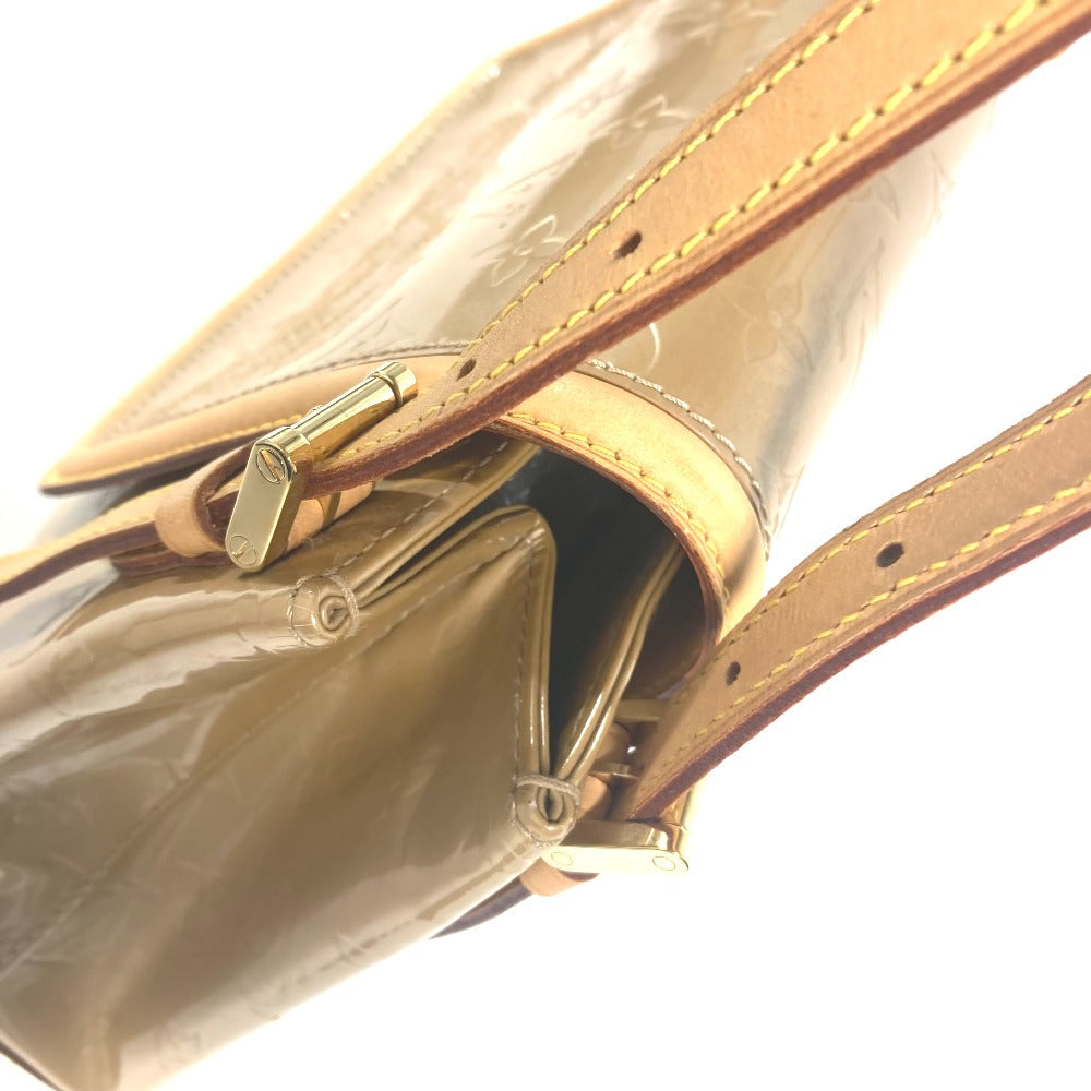 Louis Vuitton Shoulder Bag Monogram Vernis Canvas Beige Monogram Vernis Biscayne Bay Gm Women