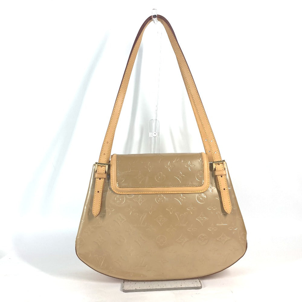Louis Vuitton Shoulder Bag Monogram Vernis Canvas Beige Monogram Vernis Biscayne Bay Gm Women