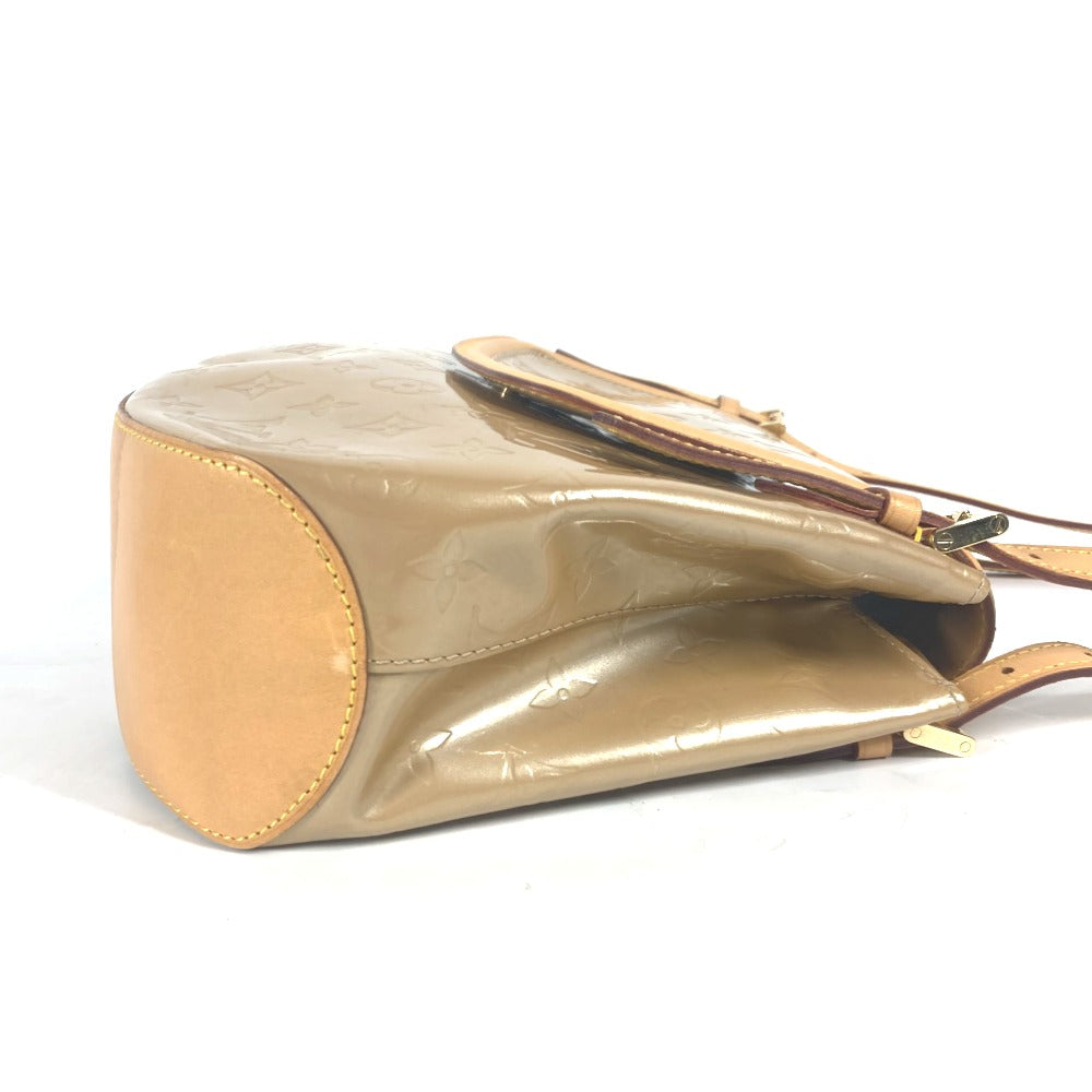 Louis Vuitton Shoulder Bag Monogram Vernis Canvas Beige Monogram Vernis Biscayne Bay Gm Women