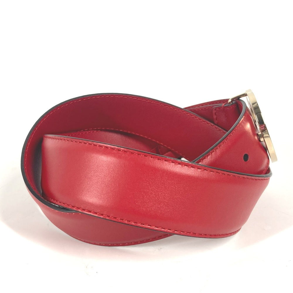 Gucci Belt 546386 Leather Gold Gg Interlocking G Women 85