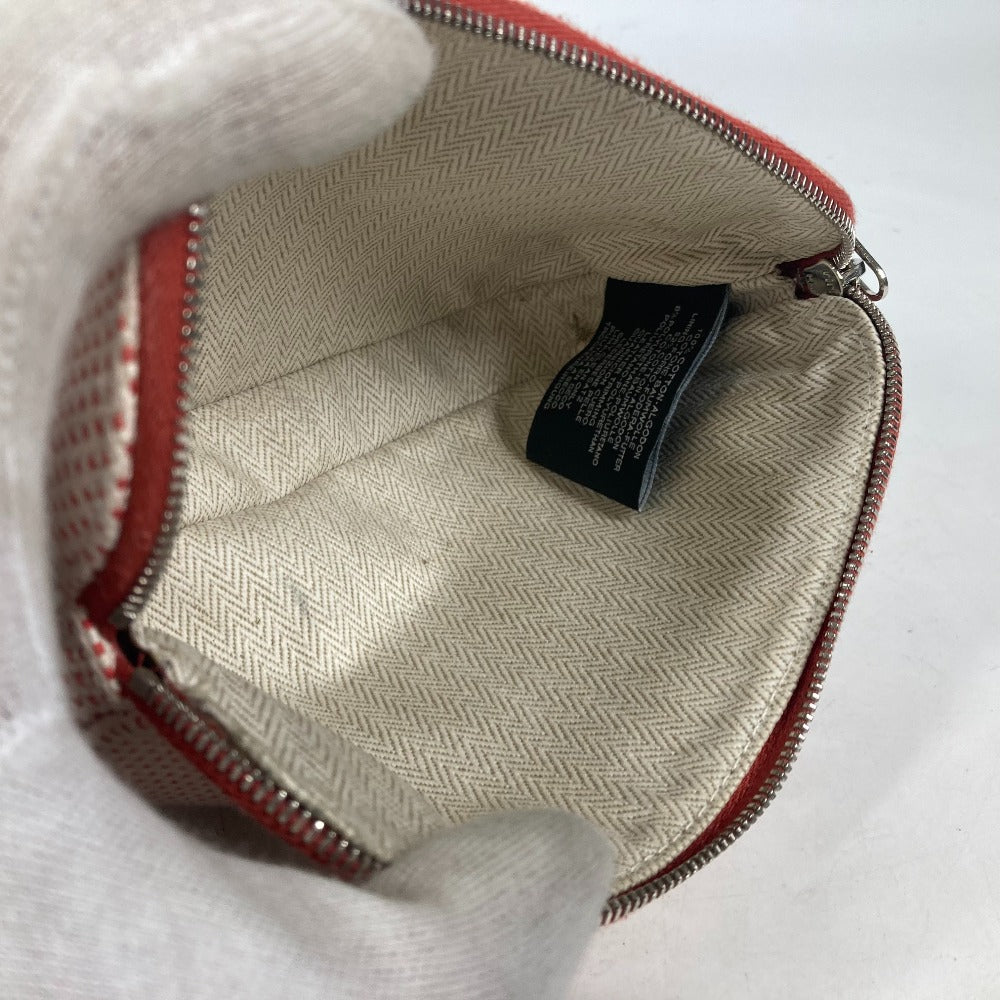 Hermes Pouch Cotton Orange Type Pouch "Echapp" Women