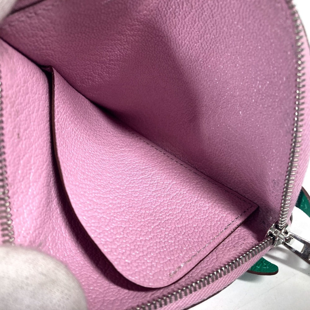 Hermes Coin Case Shave Pink Paddock Cheval Horse Women