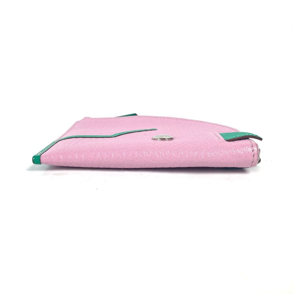 Hermes Coin Case Shave Pink Paddock Cheval Horse Women