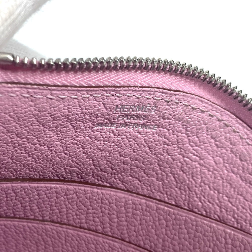 Hermes Coin Case Shave Pink Paddock Cheval Horse Women