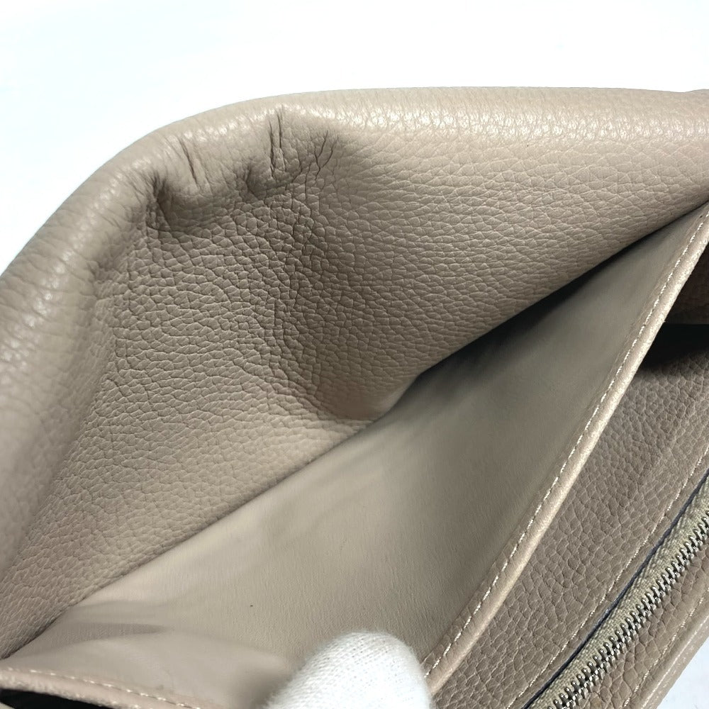 Louis Vuitton Long Wallet Purse M60144 Monogram Mahina Leather Beige Monogram Mahina Portefeuille