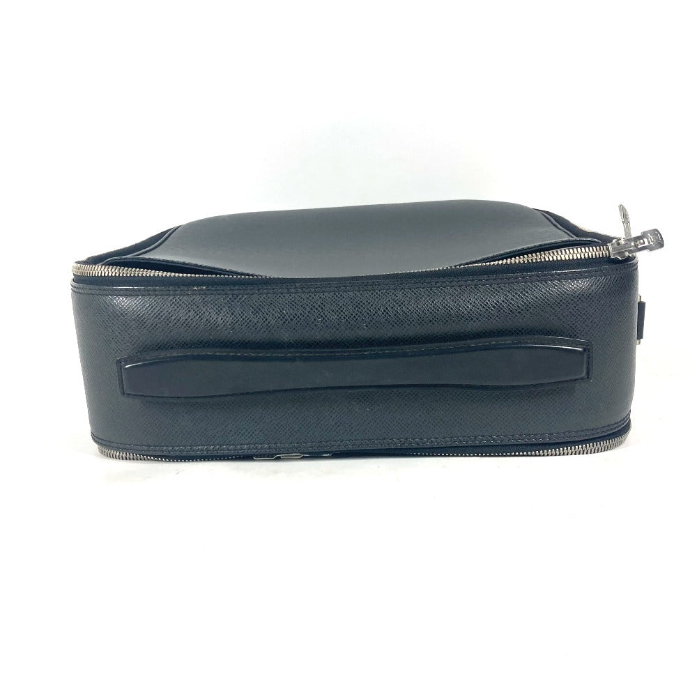 Louis Vuitton Business Bag M30762 Taiga Leather Black Taiga Tula 2Way Shoulder Bag Mens