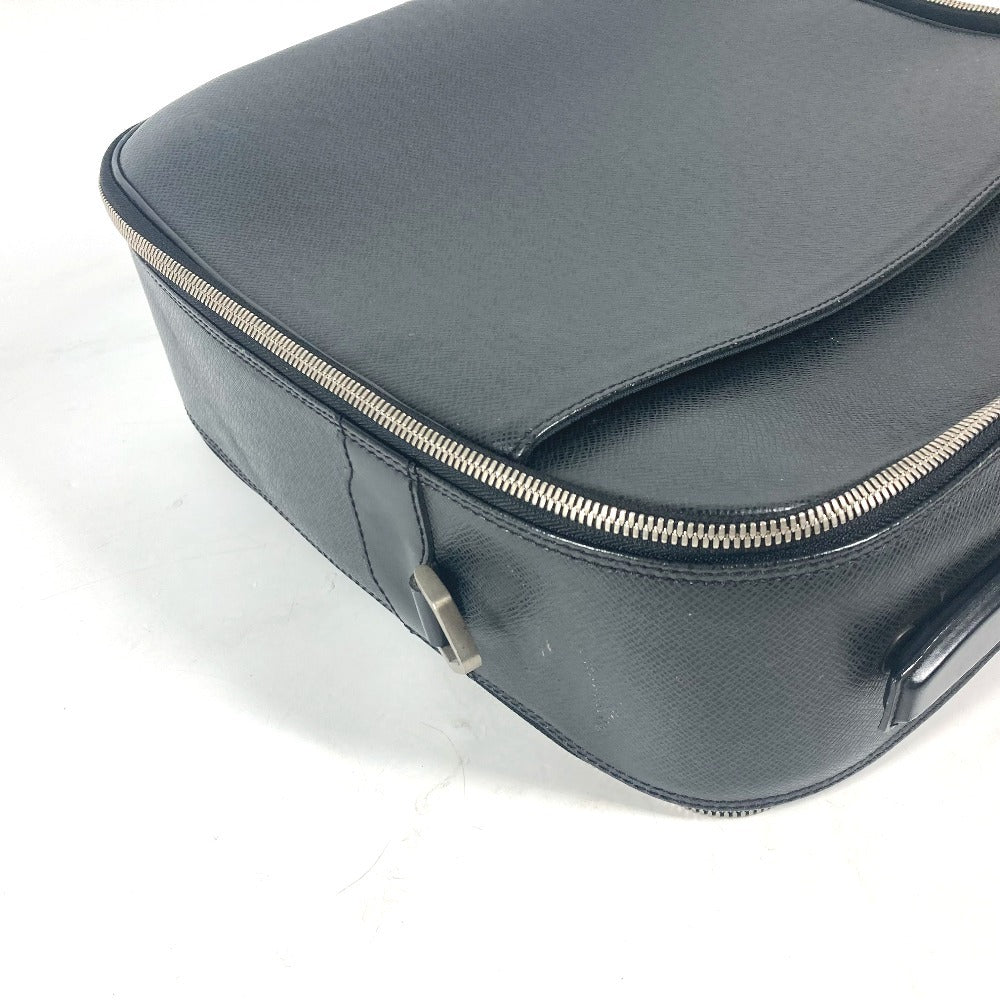 Louis Vuitton Business Bag M30762 Taiga Leather Black Taiga Tula 2Way Shoulder Bag Mens