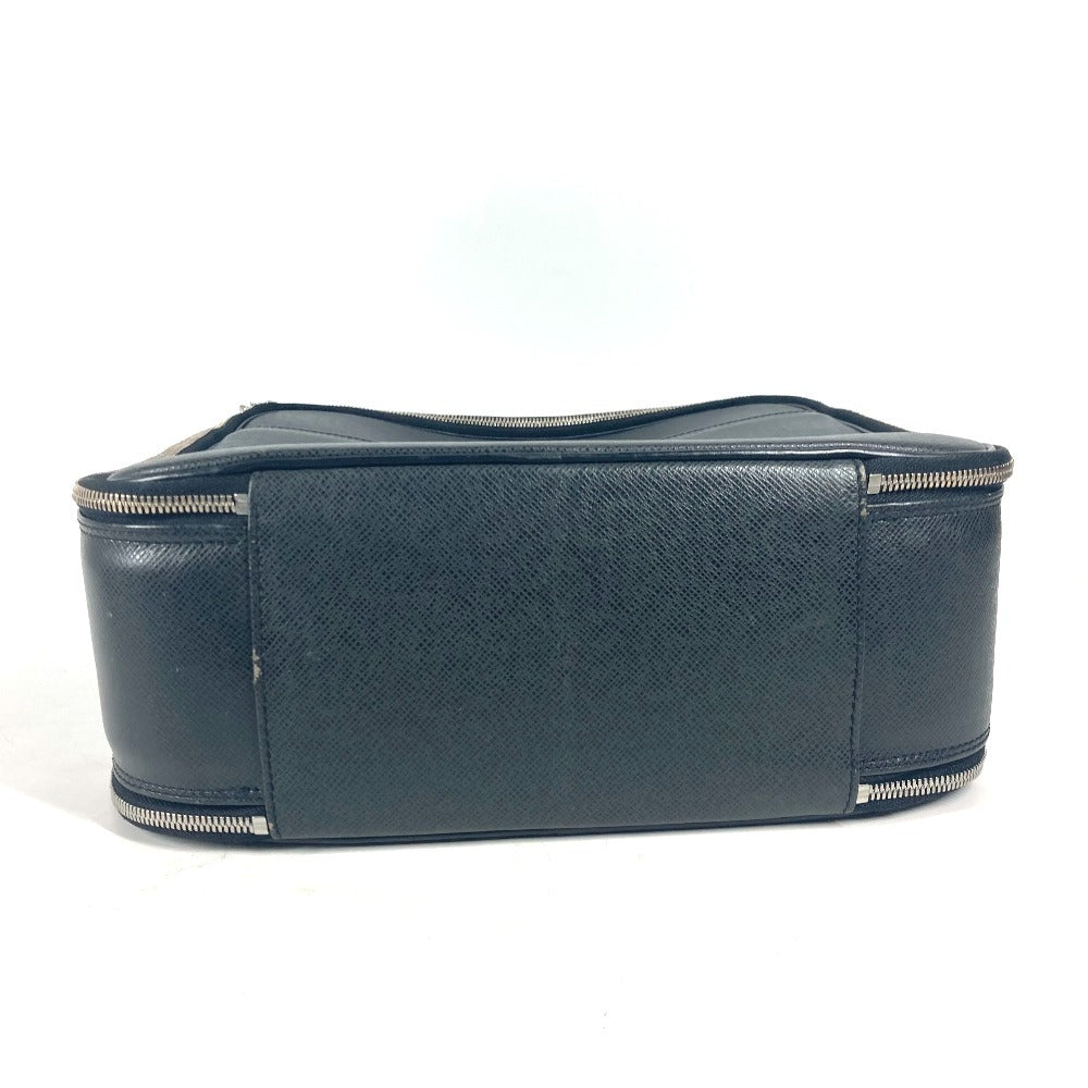 Louis Vuitton Business Bag M30762 Taiga Leather Black Taiga Tula 2Way Shoulder Bag Mens