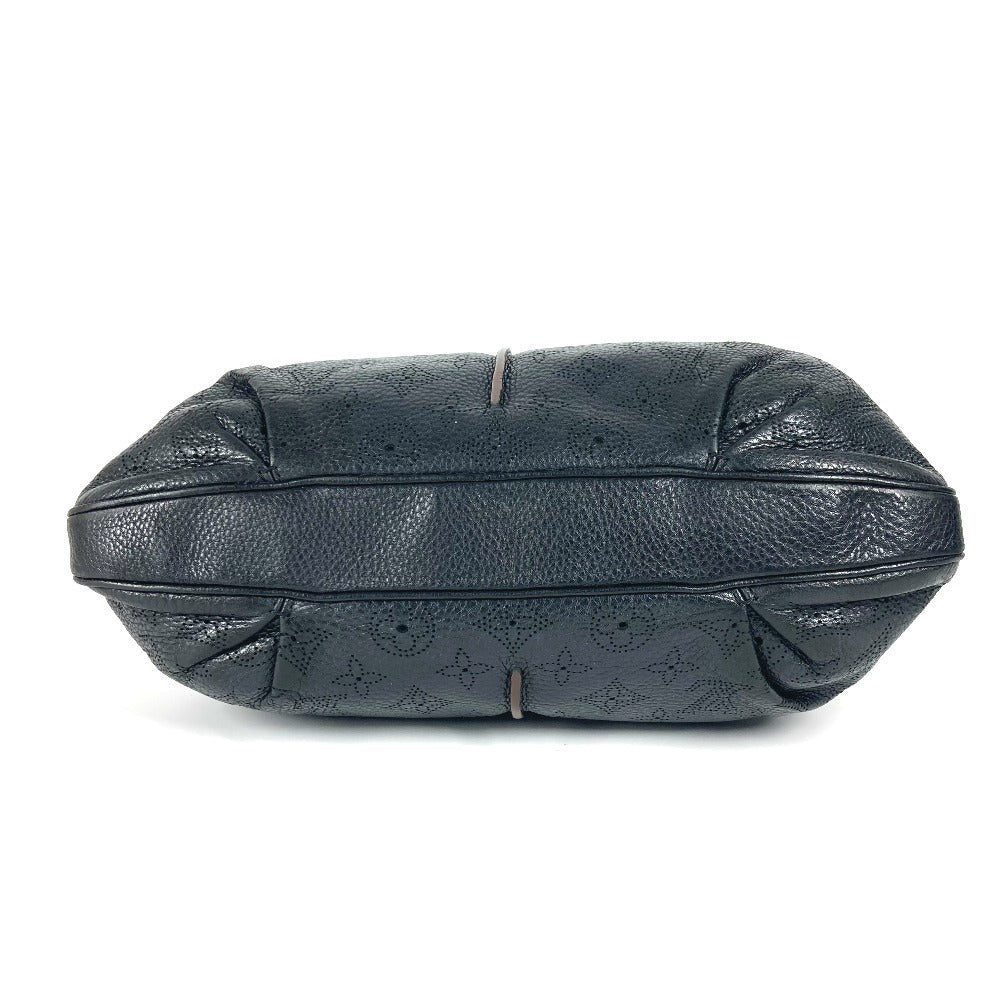 Louis Vuitton Shoulder Bag M93987 Monogram Mahina Leather Black Monogram Mahina Selene Mm