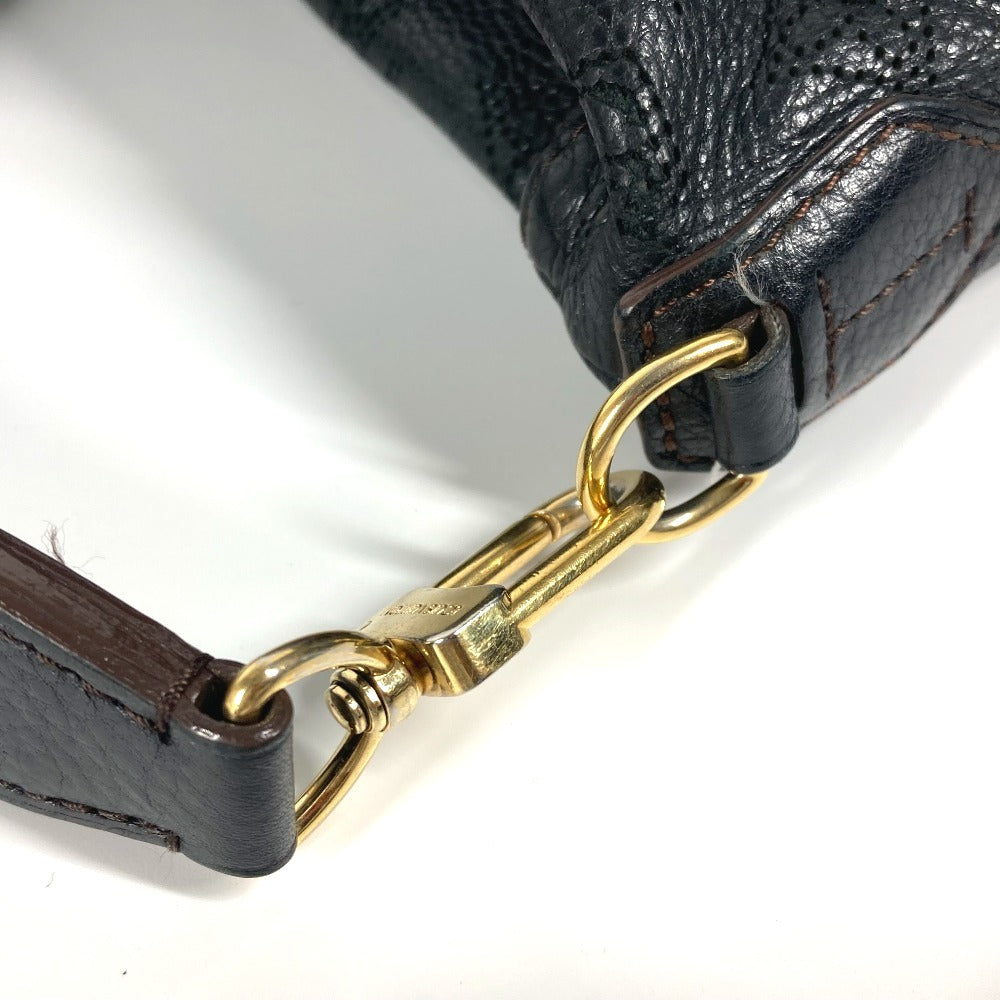 Louis Vuitton Shoulder Bag M93987 Monogram Mahina Leather Black Monogram Mahina Selene Mm