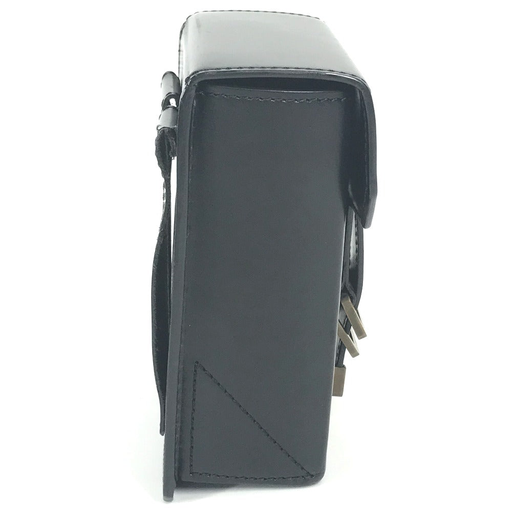 Louis Vuitton Pouch M92222 Leather Black Liege Line Pister